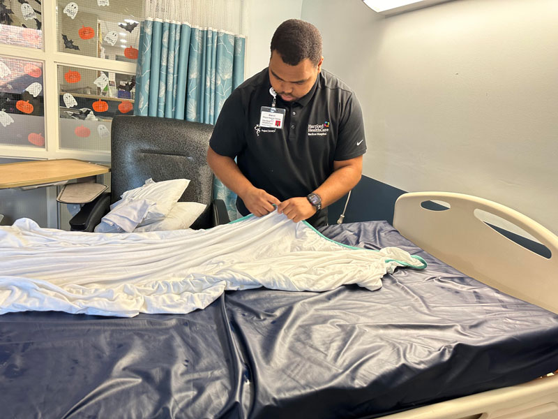 Project Search - Sharod working at Backus Hospital.