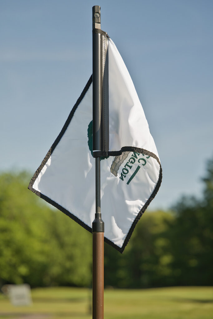 UCP_candids_18 Tee Flag at the 2026 Golf Tournament