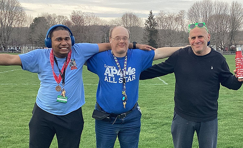 Three UCP Friends smiling